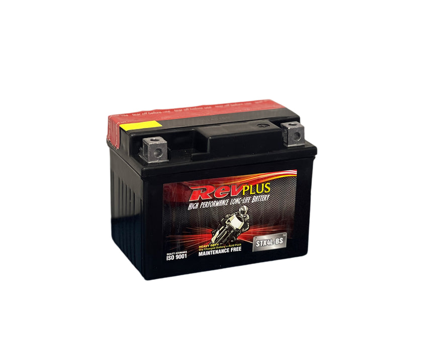 RevPlus STX4L-BS / YTX4L-BS Motorcycle Battery