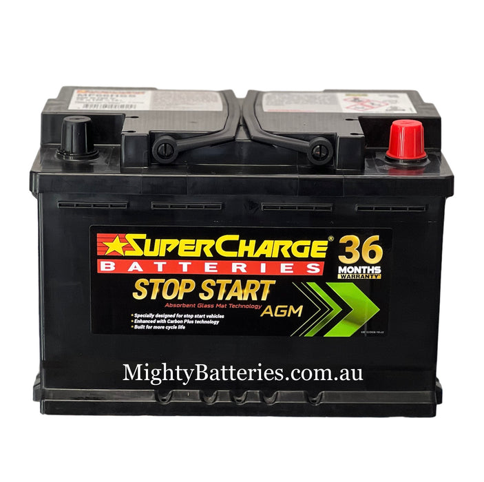 SuperCharge MF66HSS AGM / DIN65LH AGM / 5536 Battery - 760 CCA