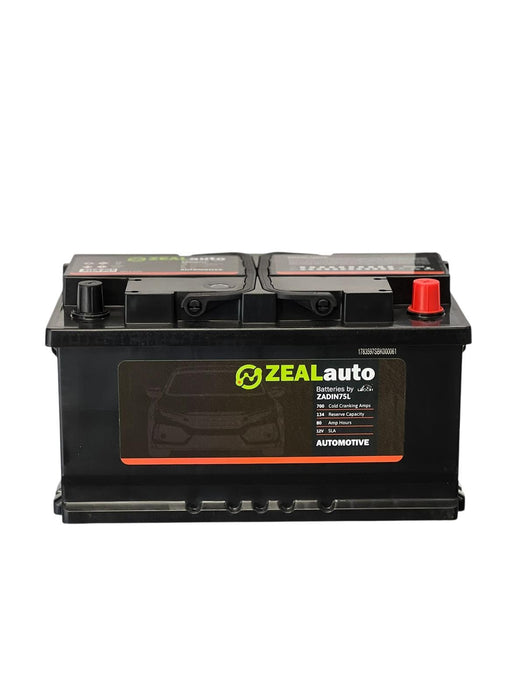 Zeal DIN75L / 5372 / MF77 Battery - 12V 700CCA