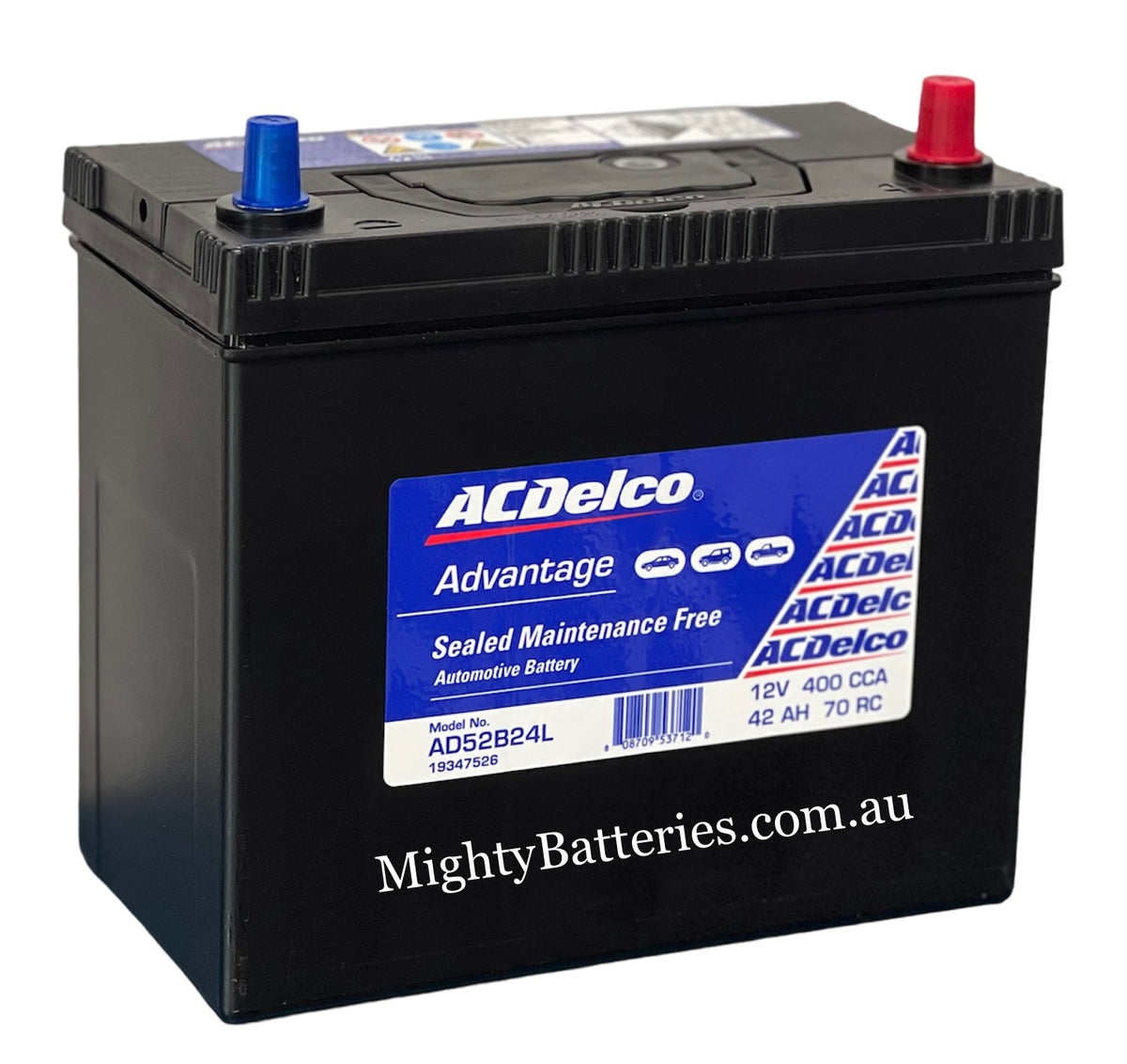 ACDelco AD52B24L / NS60L / 2138 Battery - 400 CCA — Mighty Batteries