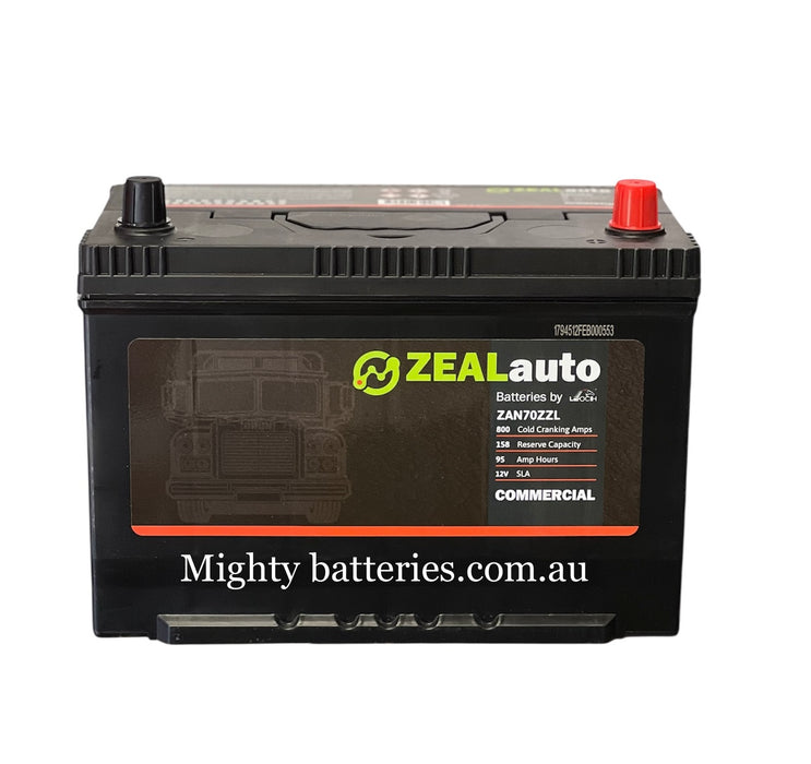 Zeal N70ZZL MF / 4704 Battery - 12V 800CCA
