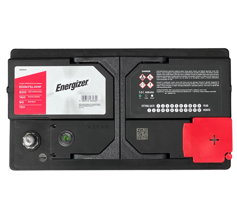 Energizer DIN75LH / MF77H / 3772 Battery - 800CCA