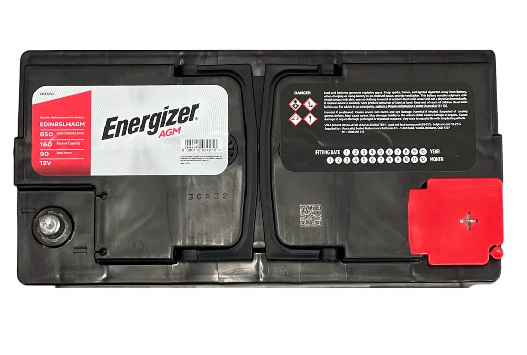 Energizer DIN85LH-AGM / 3888 Stop-Start Battery - 850CCA