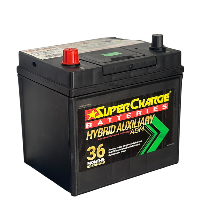 Supercharge D23R-AGM / S55D23R Hybrid Auxiliary Battery