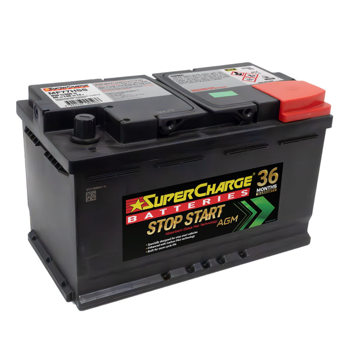 SuperCharge MF77HSS AGM / DIN75LH AGM Battery