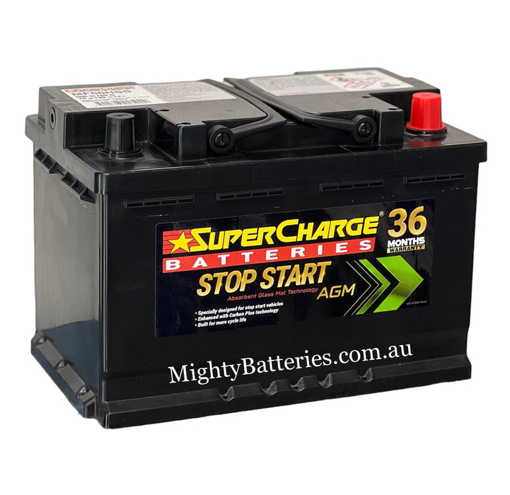 SuperCharge MF66HSS AGM / DIN65LH AGM / 5536 Battery - 760 CCA