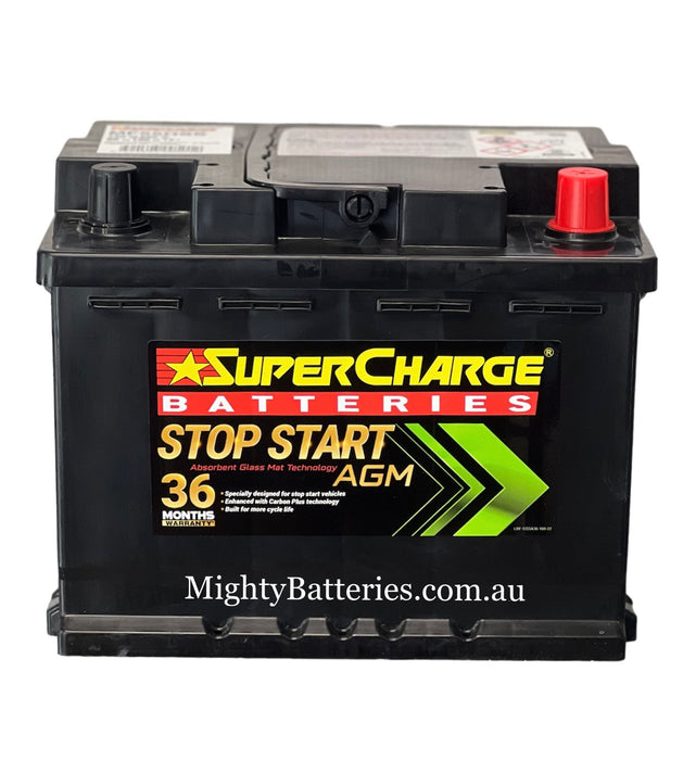 SuperCharge MF55HSS AGM / DIN53LH-AGM Battery