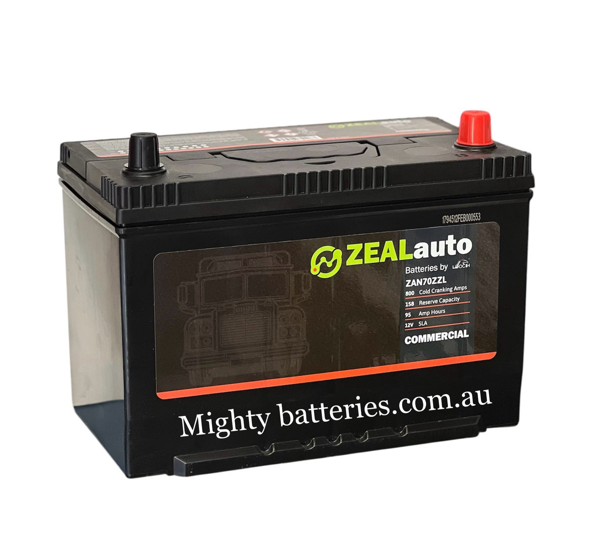 Zeal N70ZZL MF / 4704 Battery - 12V 800CCA — Mighty Batteries