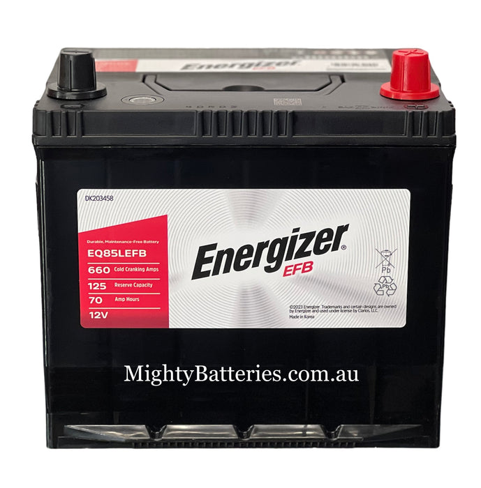 Energizer Q85L / 4302 EFB Stop-Start Battery - 660CCA