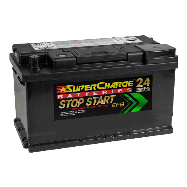 Supercharge MF77HEF EFB stop start battery 