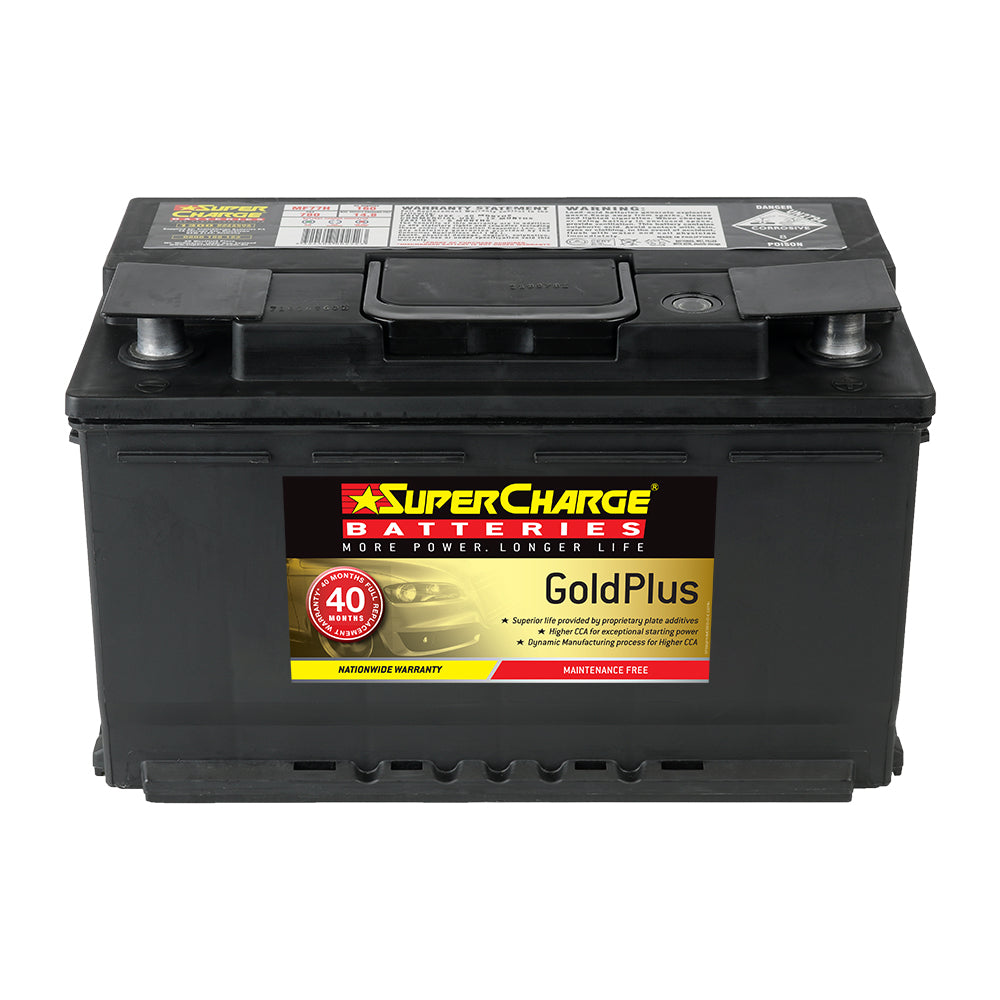 SuperCharge MF77H (DIN75LH) Battery – 780CCA — Mighty Batteries