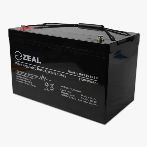 Zeal 125AH Deep Cycle AGM Battery