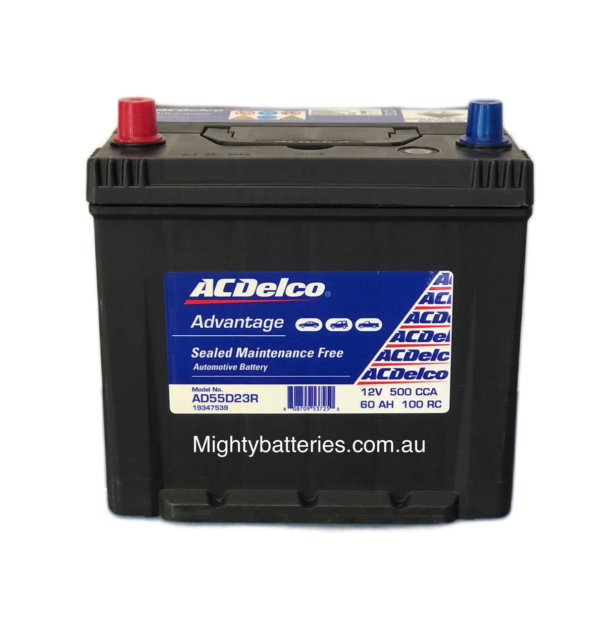ACDelco 55D23R / 2543 500CCA Battery — Mighty Batteries