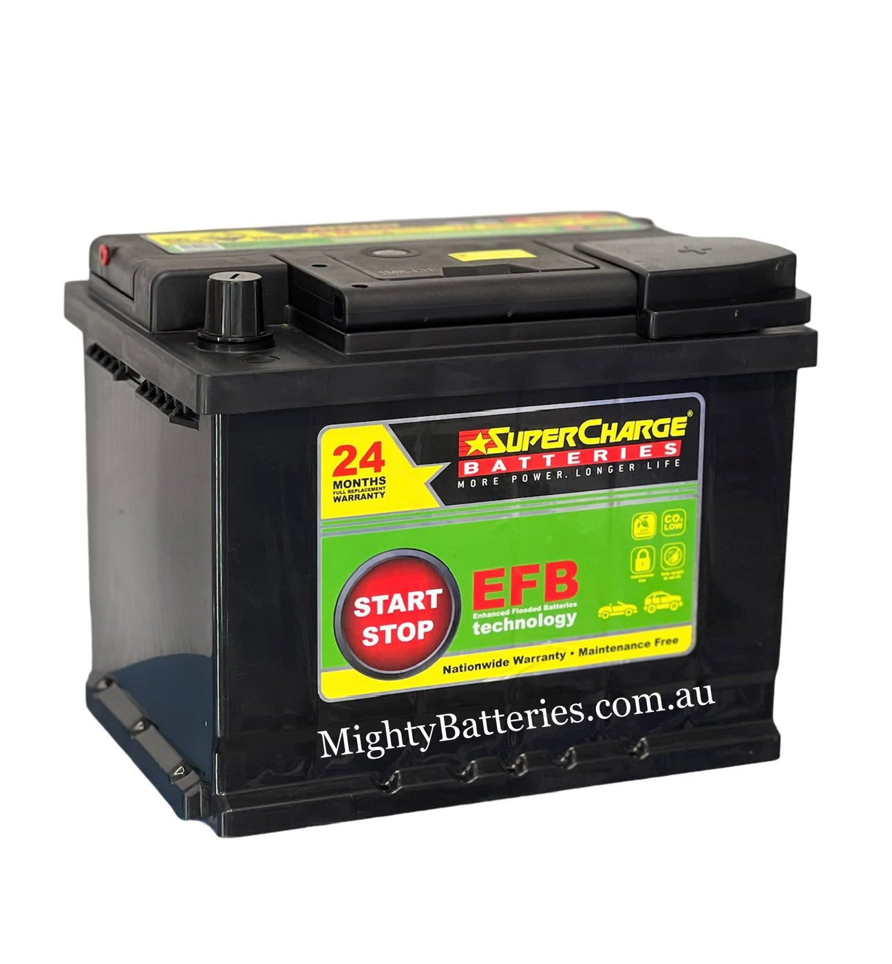 Supercharge MF55HEF EFB Stop-Start Battery — Mighty Batteries